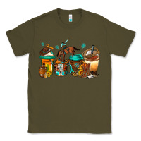 Army Green rodeo coffee Classic Tee - Jasminsmagicworld