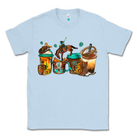 Dusty Blue rodeo coffee Classic Tee - Jasminsmagicworld