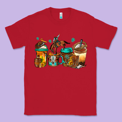 Rodeo Coffee Classic Tee Designed By Jasminsmagicworld