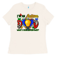 Bone im an autism dad whats your superpower Ladies Tee - Zillion Design Studio