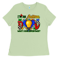 Matcha im an autism dad whats your superpower Ladies Tee - Zillion Design Studio