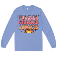 Colony Blue forever chasing sunsets Long Sleeve Tee - JahusDesignShop