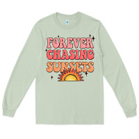 Matcha forever chasing sunsets Long Sleeve Tee - JahusDesignShop