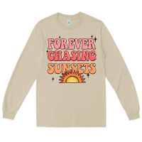 Mushroom forever chasing sunsets Long Sleeve Tee - JahusDesignShop