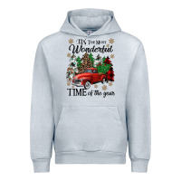 Heather Grey its the most wonderful time of the year Urban Hoodie - CowGirlArtShop