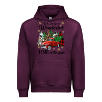 Mauve Wine its the most wonderful time of the year Urban Hoodie - CowGirlArtShop