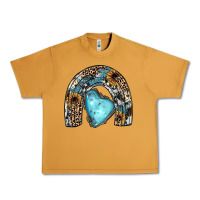 Peanut Butter sunflower gemstone rainbow Urban Heavy Tee - JahusDesignShop
