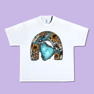 Sunflower Gemstone Rainbow Urban Heavy Tee Designed By Jahusdesignshop