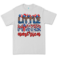 Dove Grey little mister America Premium Tee - Zillion Design Studio
