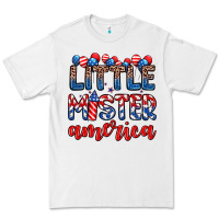 White little mister America Premium Tee - Zillion Design Studio