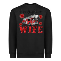 Black firefighter wife Heavyweight Sweatshirt - Artiststas