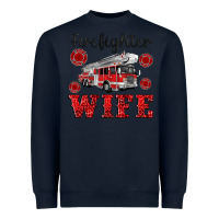 Navy firefighter wife Heavyweight Sweatshirt - Artiststas