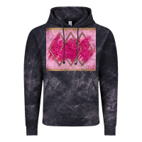 Cloud Black pink glitter Vintage Hoodie - JahusDesignShop