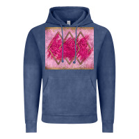 Vintage Denim pink glitter Vintage Hoodie - JahusDesignShop