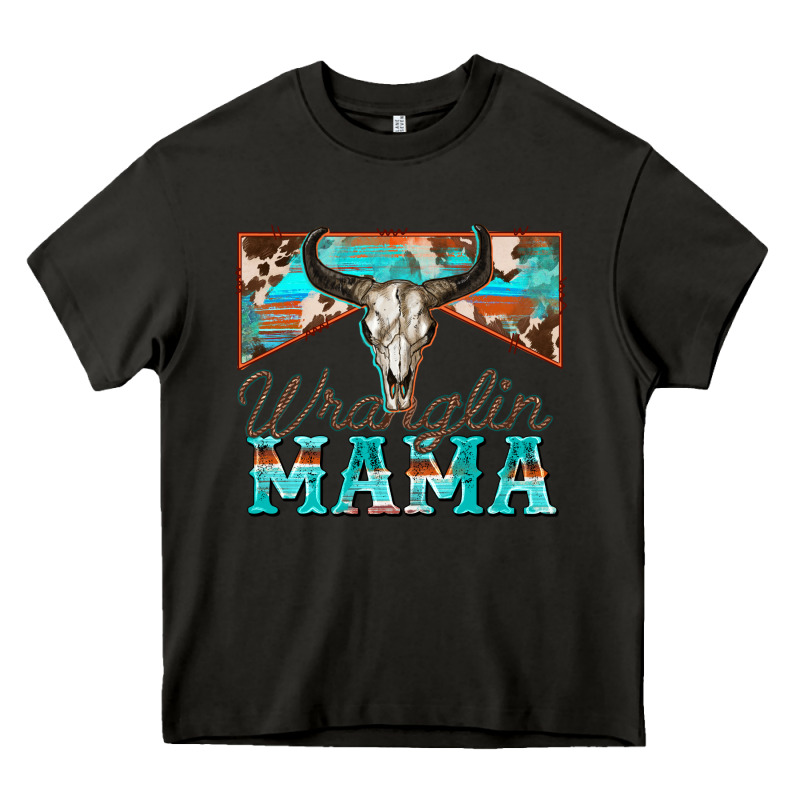 Wranglin Mama Heavy Core Tee by Zillion Design Studio | Teevron