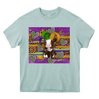 Arona mardi gras cow Heavy Core Tee - Artiststas