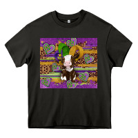 Asphalt mardi gras cow Heavy Core Tee - Artiststas