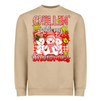 Mushroom chillin  with my red snowmies Heavyweight Sweatshirt - AdoDesignShop