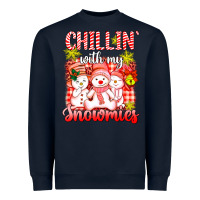 Navy chillin  with my red snowmies Heavyweight Sweatshirt - AdoDesignShop