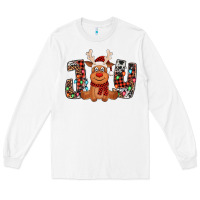 White joy christmas reindeer Long Sleeve Tee - Jasminsmagicworld
