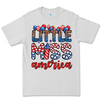 Dove Grey little miss America Premium Tee - Zillion Design Studio