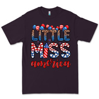 Plum little miss America Premium Tee - Zillion Design Studio