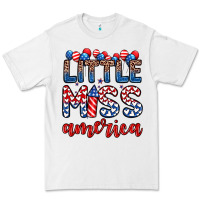 White little miss America Premium Tee - Zillion Design Studio