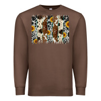 Chestnut sunflower cowhide brush stroke Premium Sweatshirt - Artiststas