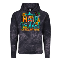 Cloud Black making hair beautiful is kinda my thing Vintage Hoodie - AdoDesignShop