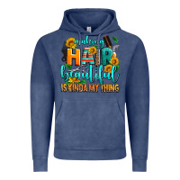 Vintage Denim making hair beautiful is kinda my thing Vintage Hoodie - AdoDesignShop