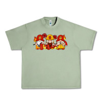 Oil Green firefighter gnomes Urban Heavy Tee - Artiststas