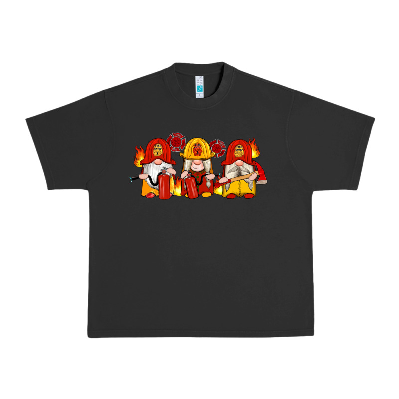 Firefighter Gnomes Urban Heavy Tee by Artiststas | Teevron
