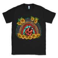 Black ladybuy  rainbow Classic Tee - BarkalooDesign