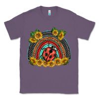 Lavender ladybuy  rainbow Classic Tee - BarkalooDesign