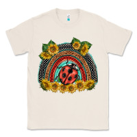 Natural ladybuy  rainbow Classic Tee - BarkalooDesign