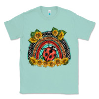 Seafoam ladybuy  rainbow Classic Tee - BarkalooDesign
