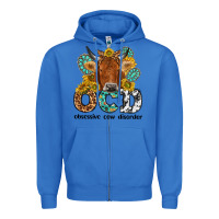 True Royal obsessive cow disorder Zipper Hoodie - NancyCooperArtShop