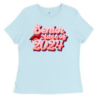 Baby Blue senior class of 2024 Ladies Tee - JahusDesignShop