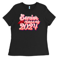 Black senior class of 2024 Ladies Tee - JahusDesignShop