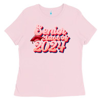 Bubblegum Pink senior class of 2024 Ladies Tee - JahusDesignShop