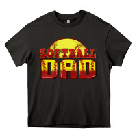 Asphalt softball dad Heavy Core Tee - Zillion Design Studio
