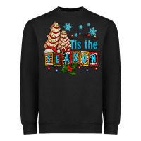 Black tis the season christmas tree cake ado Heavyweight Sweatshirt - AdoDesignShop