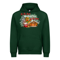Forest Green its the wonderful time of the year Urban Hoodie - CowGirlArtShop