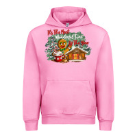 Fuchsia Pink its the wonderful time of the year Urban Hoodie - CowGirlArtShop