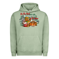 Pigment Oil Green its the wonderful time of the year Urban Hoodie - CowGirlArtShop