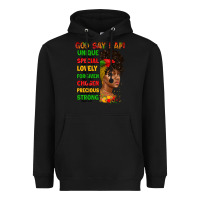 Black god say i am juneteenth afro girl Heavyweight Hoodie - Artiststas
