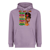 Lavender god say i am juneteenth afro girl Heavyweight Hoodie - Artiststas