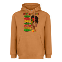 Meerkat god say i am juneteenth afro girl Heavyweight Hoodie - Artiststas