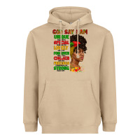 Mushroom god say i am juneteenth afro girl Heavyweight Hoodie - Artiststas