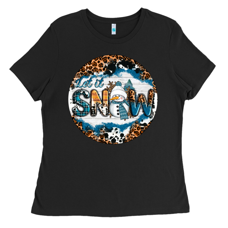 Let It Snow Ladies Tee by RanaPortraitStore | Teevron